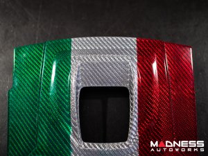 Alfa Romeo Giulia One Piece Complete Console Trim Kit - Carbon Fiber - Pre '20 - Italian Theme - Feroce Carbon